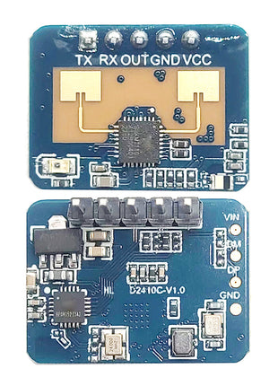 LD2410C 24GHz Human Presence Sensor FMCW Wave Radar Induction Module Body Heartbeat Detection Sensors High Accuracy Electronic Module