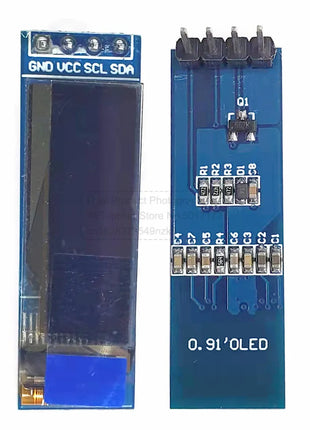0.91 inch OLED Display Module IIC 12832 Drive IC SSD1306 OLED Screen 3.3V-5V OLED LCD Module