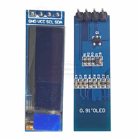 0.91 inch OLED Display Module IIC 12832 Drive IC SSD1306 OLED Screen 3.3V-5V OLED LCD Module