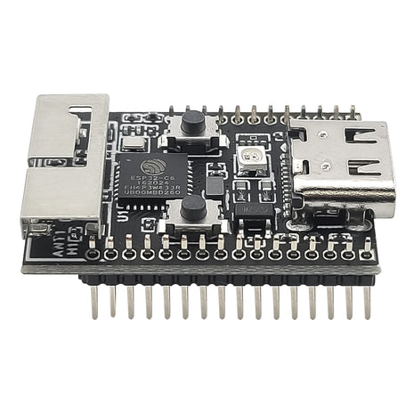 Tarjeta de desarrollo Wifi6 ESP-32 C6 RISC-V de 32 bits Módulo BT Wifi ESP32-C6 N4 con oscilador de cristal LED RGB FLASH de 4MB Módulo electrónico USB tipo C