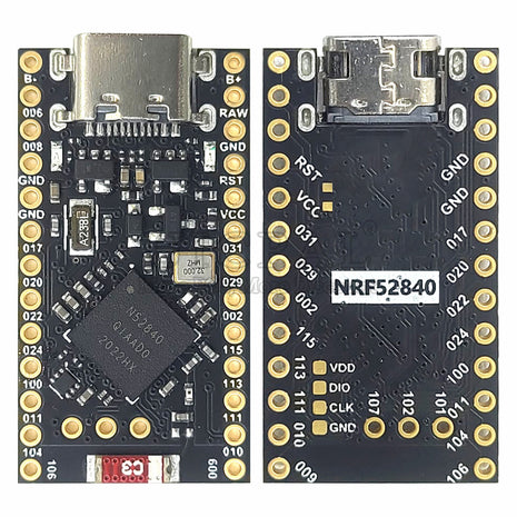 NRF52840 Development Board Module for Nano V2.0 with Bluetooth 5.0 Support Charge 3.7V Manage MINI USB Type-C 64MHz Electronic Module