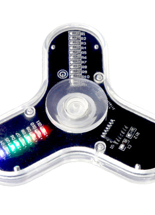 Kit de bricolaje Fidget Top Gyro de yemas de los dedos con LED Fabricación Soldadura Aprendizaje Soldadura Kit electrónico de bricolaje