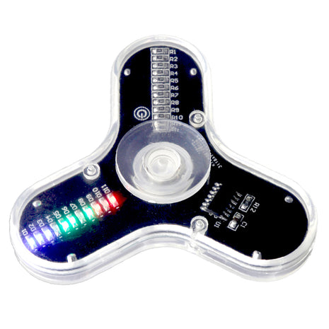 Kit de bricolaje Fidget Top Gyro de yemas de los dedos con LED Fabricación Soldadura Aprendizaje Soldadura Kit electrónico de bricolaje