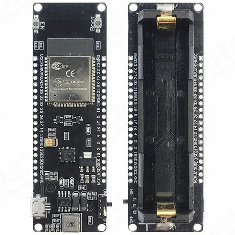 BT 2.4G Wifi Module ESP-32 Development learning Board with 18650 Battery Holder ESP32-32 CP2102 Serial USB Micro Electronic Module
