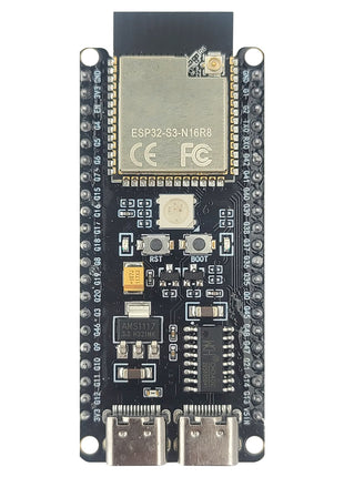 Kit de placa de desarrollo ESP32-S3-DevKitC-1 con LCD TFT de 2,8 pulgadas, módulo WiFi BT 2.4G, 8MB PSRAM, 16MB FLASH N16R8, 42 pines, CH340C, módulo electrónico TypeC