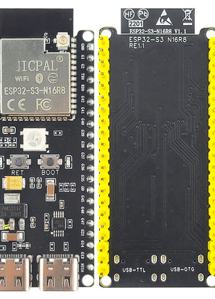 Placa de desarrollo ESP32-S3-DevKitC-1 Módulo BT WiFi 2.4G para Arduino 8MB PSRAM 16MB FLASH N16R8 42 pines CH340C Tipo-C Módulo electrónico ESP-32 S3