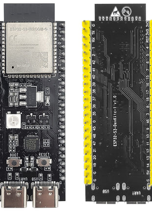 Placa de desarrollo ESP32-S3 con adaptador de expansión BT Módulo Wifi 2.4G 8MB PSRAM N16R8 44 pines CP2102 Tipo C Módulo electrónico ESP32-S3-DevKitC-1