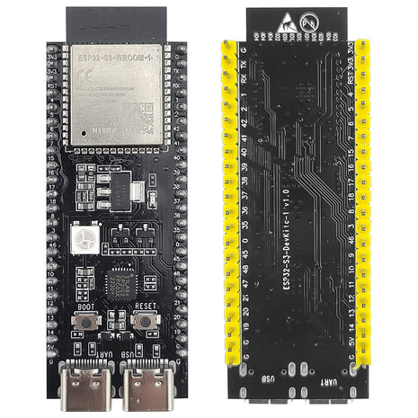 Placa de desarrollo ESP32-S3 con adaptador de expansión BT Módulo Wifi 2.4G 8MB PSRAM N16R8 44 pines CP2102 Tipo C Módulo electrónico ESP32-S3-DevKitC-1