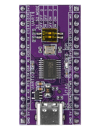 CH347T Development Board USB to UART I2C SPI JTAG GPIO Debug Programmer Adapter Electronic Module