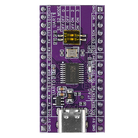 CH347T Development Board USB to UART I2C SPI JTAG GPIO Debug Programmer Adapter Electronic Module