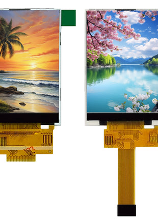 2.4 Inch LCD TFT Display Module 240*320 RGB 4-wire SPI Serial Port Wide Angle ILI9341 ST7789V Touch Screen Solder Plug-in 18Pin OLED LCD Module