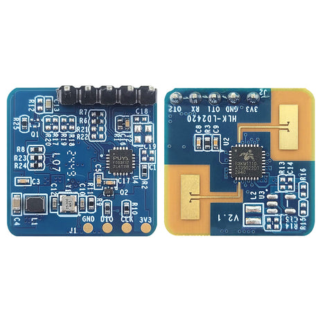 Módulo de radar LD2420, módulo de sensor de movimiento humano, 24 GHz, compatible con interfaz GPIO UART, sensor inteligente de bajo consumo, módulo electrónico de 5 pines