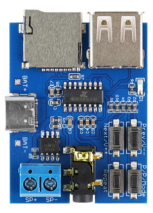 TF card U disk MP3 Format decoder board module amplifier decoding audio Player Electronic Module