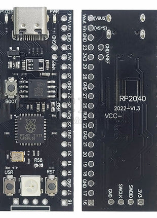 RP2040 Development Board Module for Raspberry Pi Pico Micropython Core Main Control 264KB RAM 4MB 16MB Flash Electronic Module