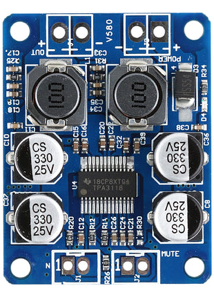 Digital Amplifier Module TPA3118 PBTL Mono Digital Amplifier Board 30W/60W High & Low Power Module