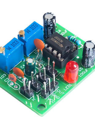 DIY Square Wave Signal Generator Kit NE555 MCU Pulse Adjustable Generator Signal Module Electronic Fabrication Projects DIY Electronic Kit