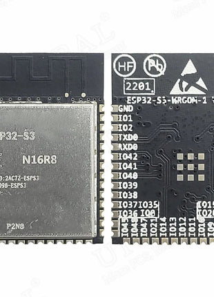 Módulo Wifi BT ESP32-S3 N16R8 2.4G Doble Núcleo de Baja Potencia de 32 Bits 8MB PSRAM 16MB Flash Módulo Electrónico ESP32-S3WROOM-1
