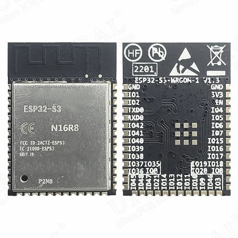 Módulo Wifi BT ESP32-S3 N16R8 2.4G Doble Núcleo de Baja Potencia de 32 Bits 8MB PSRAM 16MB Flash Módulo Electrónico ESP32-S3WROOM-1