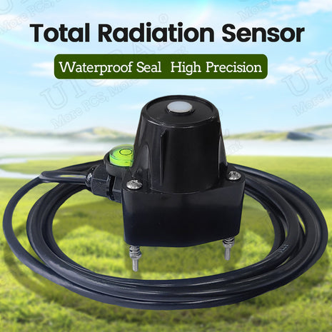 0-2000W Total Solar Radiation Sensor RS485 0-2V 4-20MA 400-1100nm Light Detector Sunshine Radiation Sensor Transmitter Pyranomer Sensor Module