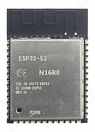 Módulo Wifi BT ESP32-S3 N16R8 2.4G Doble Núcleo de Baja Potencia de 32 Bits 8MB PSRAM 16MB Flash Módulo Electrónico ESP32-S3WROOM-1