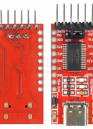USB to TTL FT232RL Conversion Module USB Transform Serial Adapter Download Converter TYPE-C Port 3.3V 5V 6Pin Electronic Module