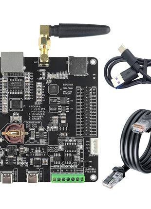 RS485 ESP32-S3 N16R8 Development Board POE Power 3DBI BT WiFi Module AI Industrial Internet of Things W5500 ETH PCF8563 TF USB Electronic Module