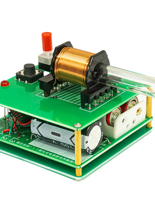 DIY Kit de Pistola Electromagnética Módulo Potenciador de Bobina de Cañón de Largo Alcance Kit de Práctica de Soldadura DIY DC3V Sin Batería Kit Electrónico DIY