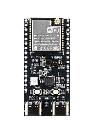CP2102 ESP-32 C5 Placa de desarrollo Módulo WiFi de doble frecuencia 2.4G y 5GHz ESP32-C5-DevKitC-1 Flash de 4MB Módulo electrónico de antena extendida WIFI6