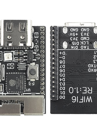 Tarjeta de desarrollo Wifi6 ESP-32 C6 RISC-V de 32 bits Módulo BT Wifi ESP32-C6 N4 con oscilador de cristal LED RGB FLASH de 4MB Módulo electrónico USB tipo C