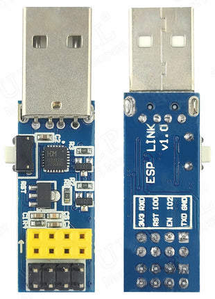 ESP8266 ESP-01 ESP-01S USB Downloader Module for Arduino CH9102F CP2104 ESP LINK V1.0 Firmware Burning Tool ESP 01S Electronic Module