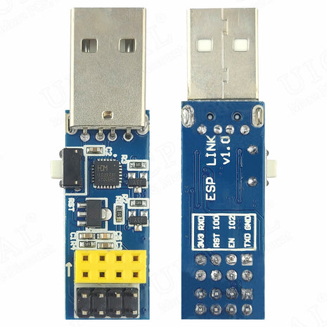 ESP8266 ESP-01 ESP-01S USB Downloader Module for Arduino CH9102F CP2104 ESP LINK V1.0 Firmware Burning Tool ESP 01S Electronic Module
