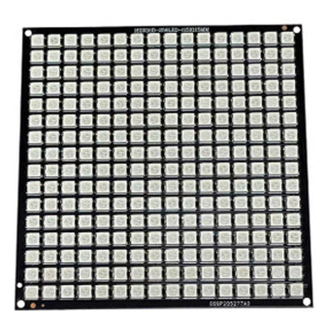 WS2812 LED Panel 256 Pixels Addressable RGB Matrix Electronic Module