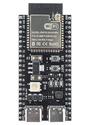 Placa de desarrollo ESP32-S3 BT 2.4G Módulo Wifi extendido para Arduino IDF AI DIY 8MB PSRAM 16MB FLASH 44 Pines CH343 Tipo-C Módulo electrónico ESP-32 S3