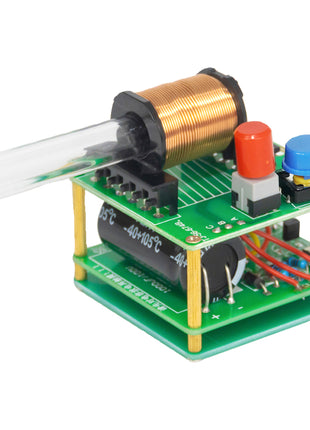 DIY Electronic Kit Mini Electromagnetic Gun 100V High Voltage DIY Soldering Build Kit Micro Interface Fast Charging DC5V DIY Electronic Kit