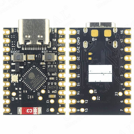 Placa de desarrollo MINI ESP32-C6 Módulo Wifi6 N4 BT con oscilador de cristal RISC-V de 32 bits 4 MB FLASH Módulo electrónico ESP-32 C6 de bajo consumo