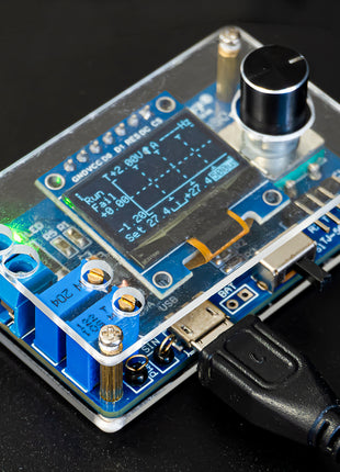 Kit electrónico DIY de mini osciloscopio digital STC8K8A MCU con pantalla OLED de 0,96 pulgadas para practicar soldadura y ensamblaje