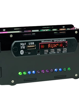 Kit de altavoz Bluetooth DIY con radio FM, proyecto de soldadura DIY, práctica de ensamblaje de soldadura, kit electrónico DIY, componente de altavoz de 2*3W, kit electrónico DIY