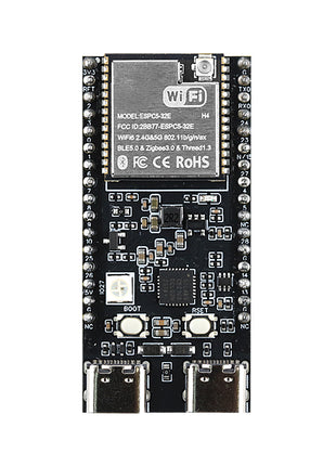 Módulo electrónico de antena extendida WIFI6 con placa de desarrollo CP2102 ESP-32 C5 de doble frecuencia 2,4G y 5GHz WiFi ESP32-C5-DevKitC-1 de 4MB Flash