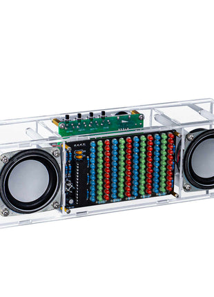 DIY Bluetooth Speaker Kit Electronic LED Music Spectrum MH-M18 Dual Channel Soldering Practice 3W Speaker 8002 Amplifier DC5V DIY Electronic Kit