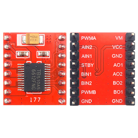 TB6612 Motor Driver Module Balance Trolley Driver Module High Performance Dual Drive 16PIN TB6612FNG Electronic Module