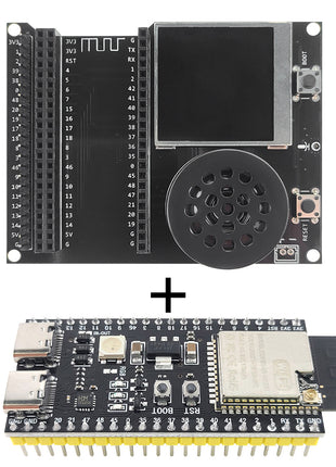 ESP32 S3 N16R8 Development Board with 1.54 Inch TFT Display Speaker Expansion Adapter Kit for DIY AI Type-C Wifi Module ESP32-S3 Electronic Module