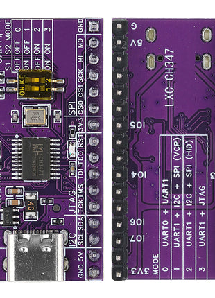 CH347T Development Board USB to UART I2C SPI JTAG GPIO Debug Programmer Adapter Electronic Module