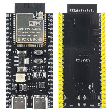 Placa de desarrollo ESP32-S3 BT 2.4G Módulo Wifi extendido para Arduino IDF AI DIY 8MB PSRAM 16MB FLASH 44 Pines CH343 Tipo-C Módulo electrónico ESP-32 S3