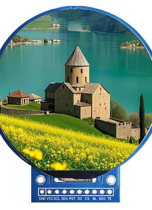 2.1 Inch TFT LCD Round Screen GC9B72 360x360 Display SPI Circular Color LCD Screen OLED LCD Module