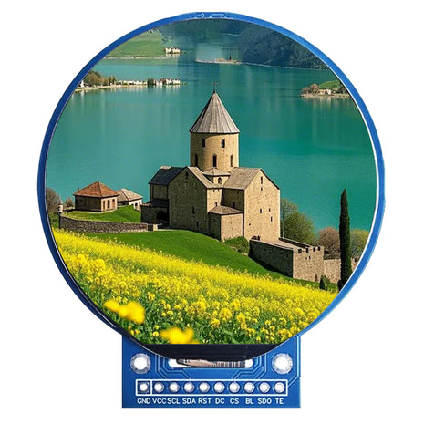 2.1 Inch TFT LCD Round Screen GC9B72 360x360 Display SPI Circular Color LCD Screen OLED LCD Module