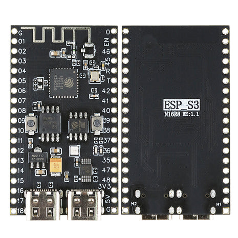 New ESP32-S3 N16R8 Development Board BT 2.4G Wifi Module for Arduino 8MB PSRAM 16MB FLASH with WS2812 LED CH340 Type-C ESP32S3 Electronic Module