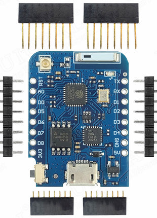 MINI D1 PRO Upgraded ESP8266 Development Board Wifi Module with IPEX Port 16MB Flash D1-MINI 16Pin USB Micro Serial Port CP2104 Electronic Module