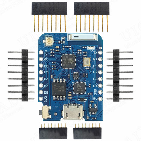 MINI D1 PRO Upgraded ESP8266 Development Board Wifi Module with IPEX Port 16MB Flash D1-MINI 16Pin USB Micro Serial Port CP2104 Electronic Module