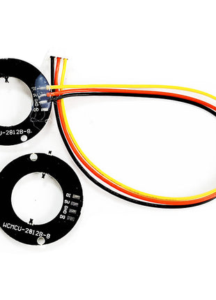 8 Bit WS2812 RGB Light Ring Development Board 5050 Smart Full-Colour RGB LED Learning Module DC4-7V Electronic Module