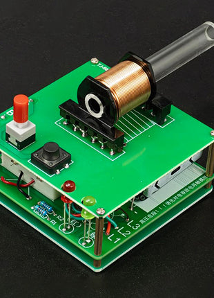 DIY Kit de Pistola Electromagnética Módulo Potenciador de Bobina de Cañón de Largo Alcance Kit de Práctica de Soldadura DIY DC3V Sin Batería Kit Electrónico DIY